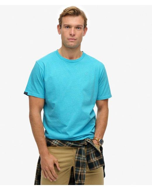 Superdry Blue Essentials Relaxed T-shirt for men
