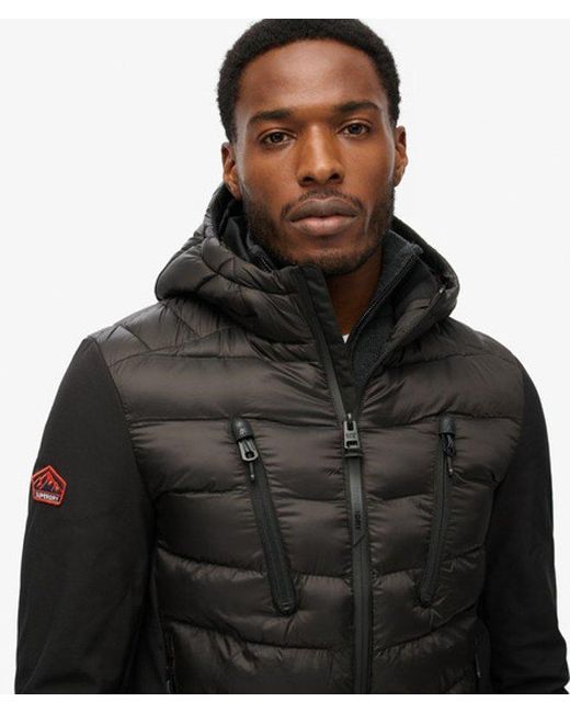 Superdry Storm Softshell Jas Met Capuchon in het Black voor heren