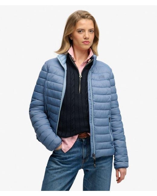 Superdry Blue Fuji Lite Padded Jacket