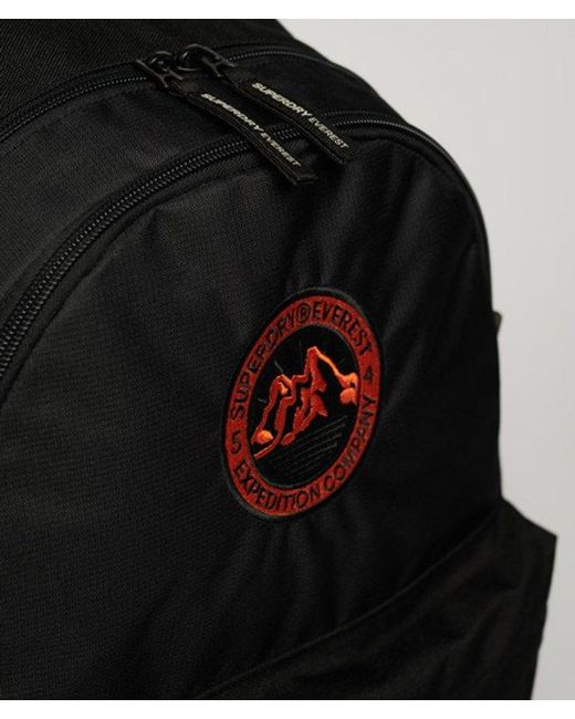 Superdry Black & Co Classic Embroidered Everest Outdoor Montana Rucksack