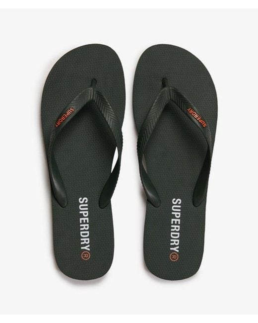 Superdry Green & Co Core Essential Flip Flops for men