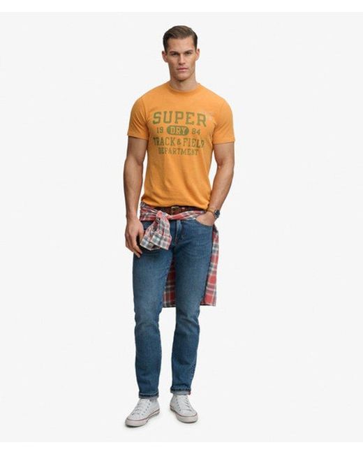 Superdry Blue & Co Vintage Prep Relaxed T-shirt for men