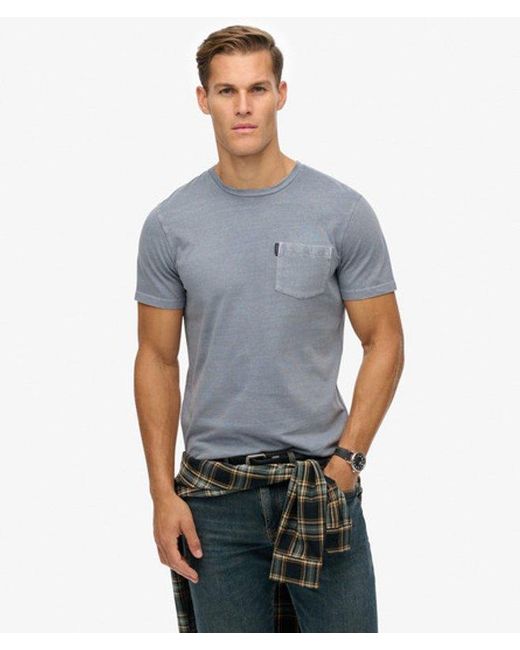 Superdry Blue & Co Classic Essential Pocket T-shirt for men