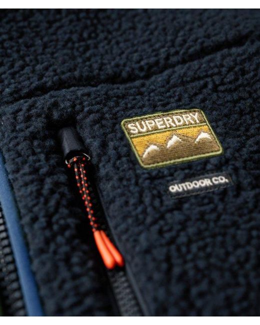Superdry Blue & Co Outdoor Fleece Gilet for men