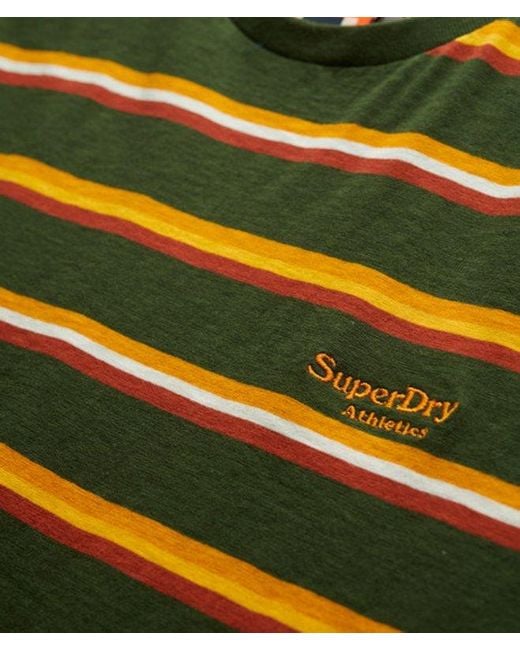 Superdry Green & Co Essentials Stripe T-shirt for men