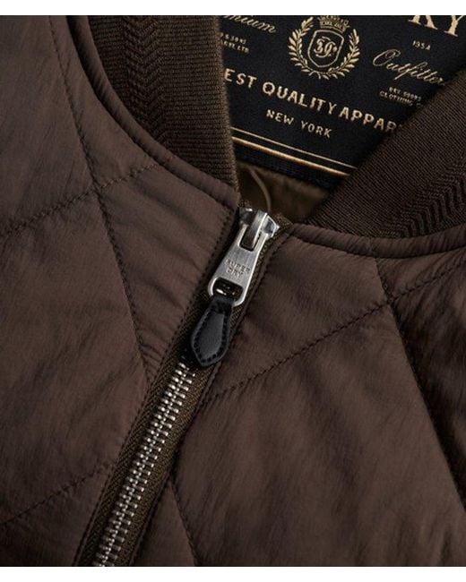 Superdry Brown & Co Liner Bomber Jacket