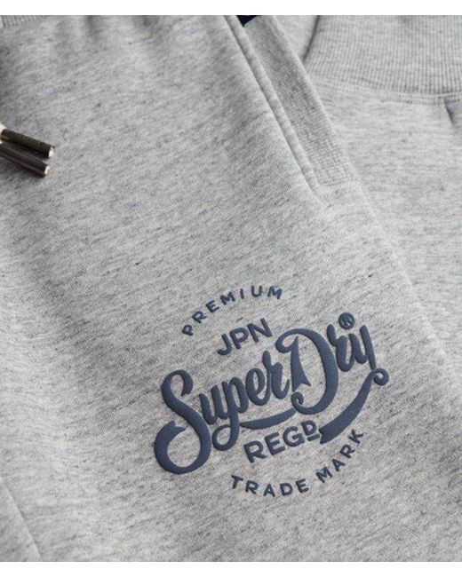 Superdry Blue & Co Premium Script Entry joggers
