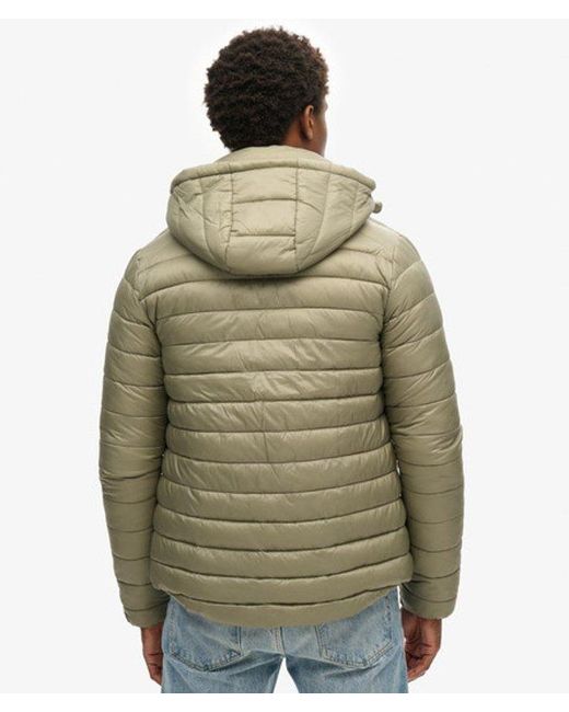 Superdry Green & Co Hooded Fuji Sport Padded Jacket for men