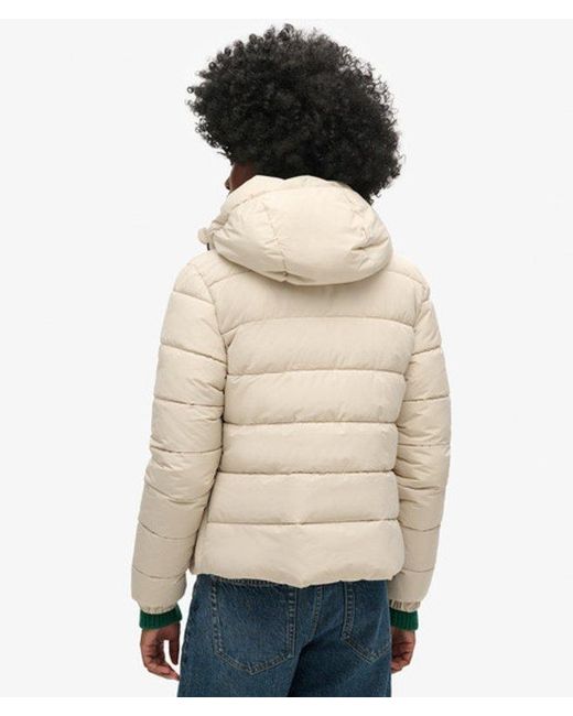 Superdry Natural & Co Hooded Spirit Sports Puffer Jacket