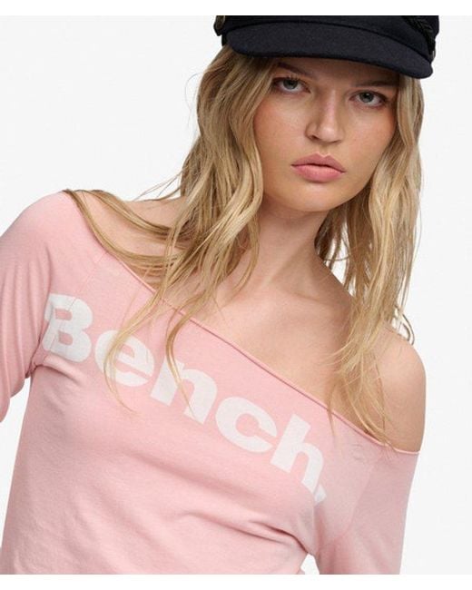 Superdry Red Bench X & Co Bench Fitted Long Sleeve Layer Top