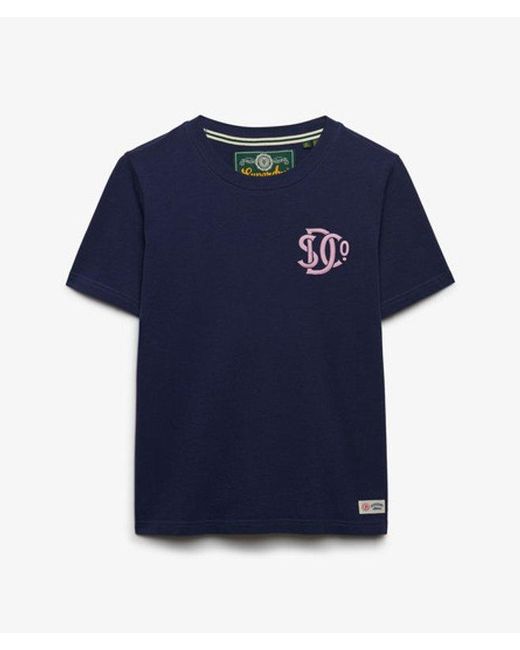 Superdry Blue Sd & Co Relaxed T-Shirt