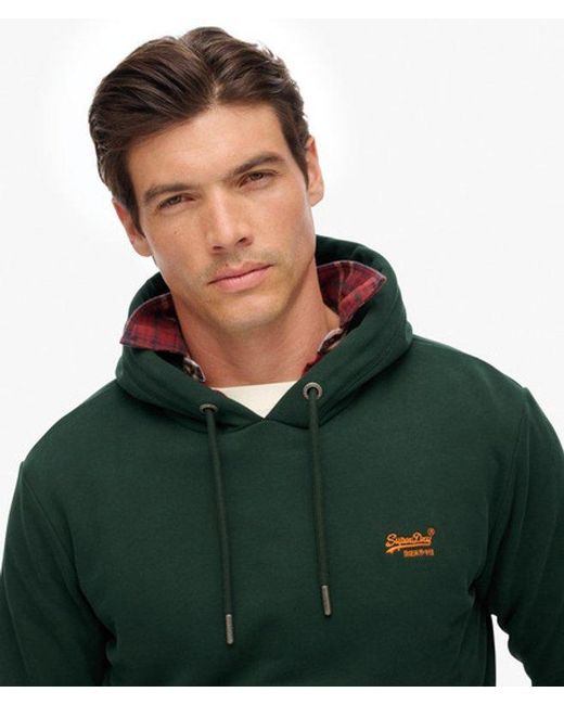 Superdry Green & Co Essential Logo Hoodie for men