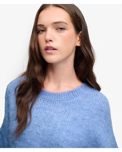 Superdry Blue & Co Slouchy Brushed Knit Jumper