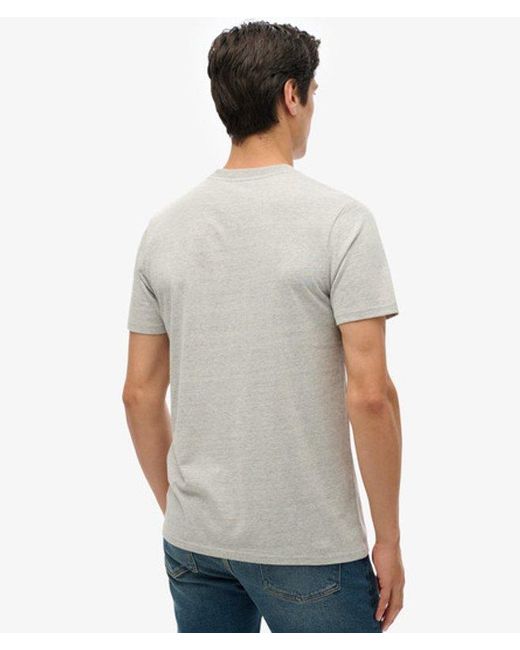 Superdry Green Mens Classic Neon Vintage Logo T-shirt for men