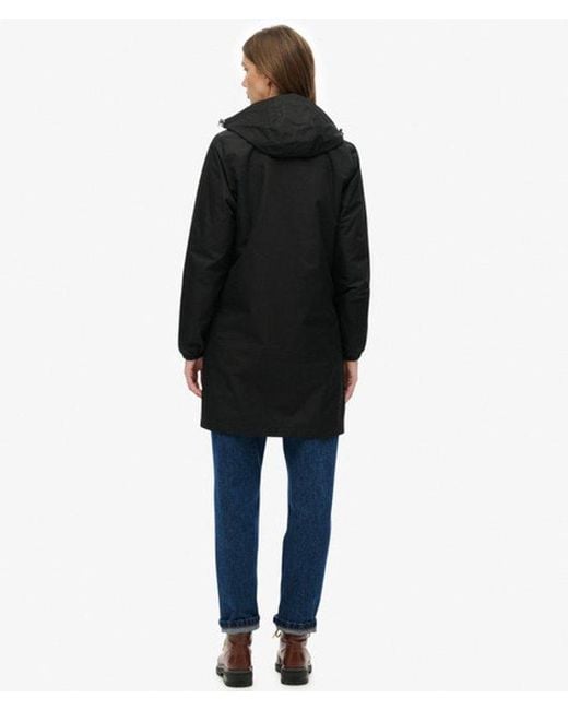 Superdry Black & Co Long Tri Windbreaker Jacket