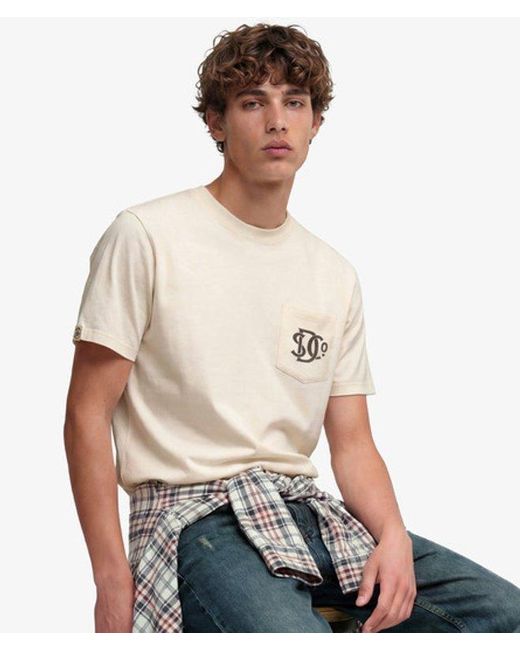 Superdry White & Co The Merchant Store - Graphic Pocket T-shirt for men