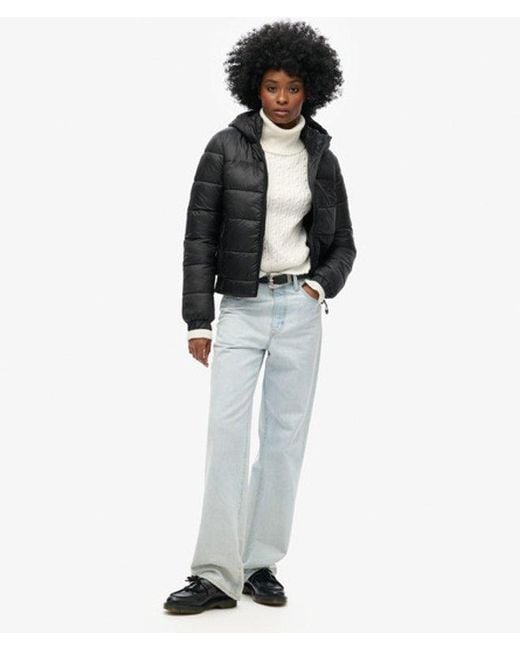 Superdry White & Co Sports Puffer Bomber Jacket