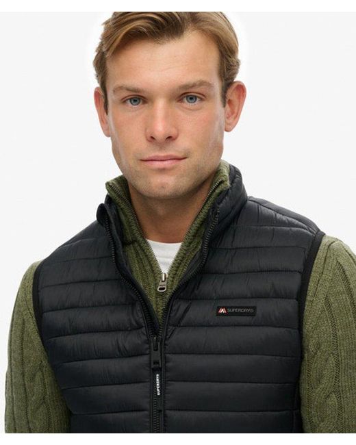 Superdry Green & Co Fuji Lite Padded Gilet for men