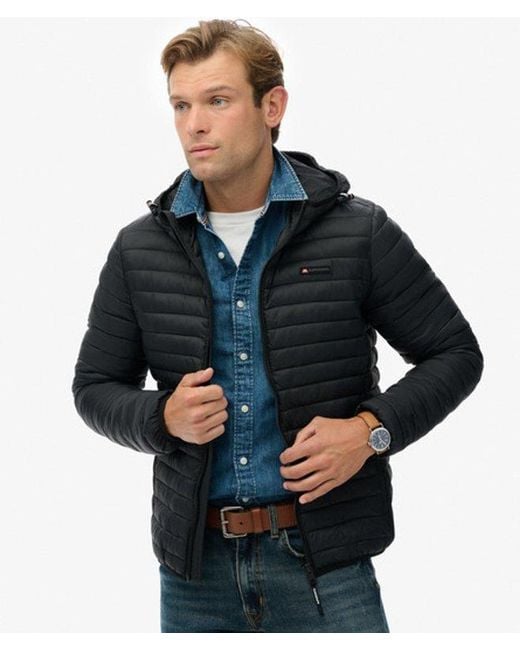 Superdry Blue & Co Hooded Fuji Lite Jacket for men