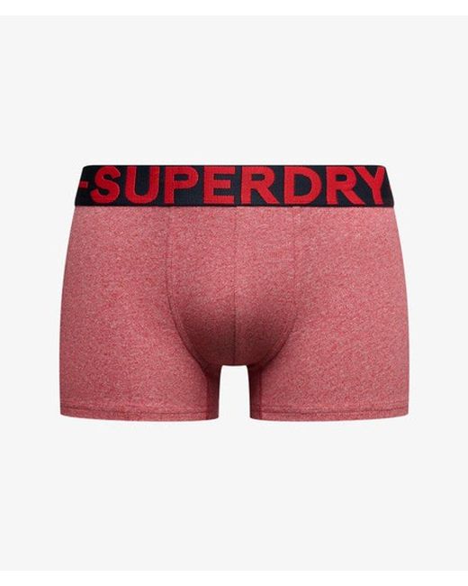 Superdry Red & Co Trunk Triple Pack for men
