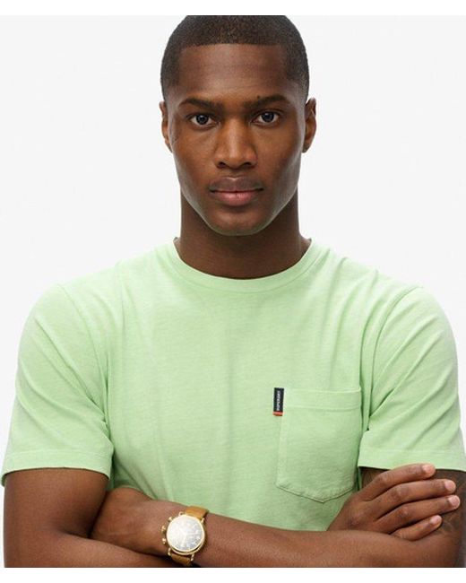 Superdry Green & Co Classic Essential Pocket T-shirt for men