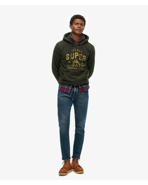 Superdry Green & Co Work Shop Hoodie for men