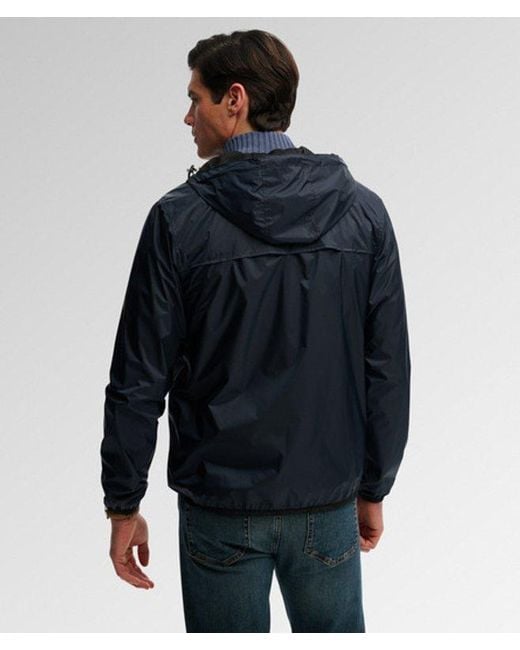 Superdry Essential Windbreaker Jas in het Blue voor heren