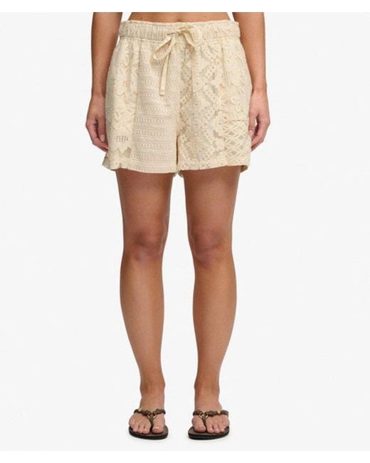 Superdry Natural Lace Beach Short