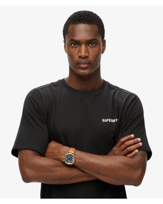 Superdry Black & Co Tech Relaxed T-shirt for men