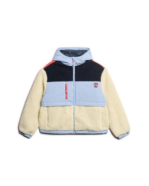 Superdry Blue & Co Hooded Fleece Jacket