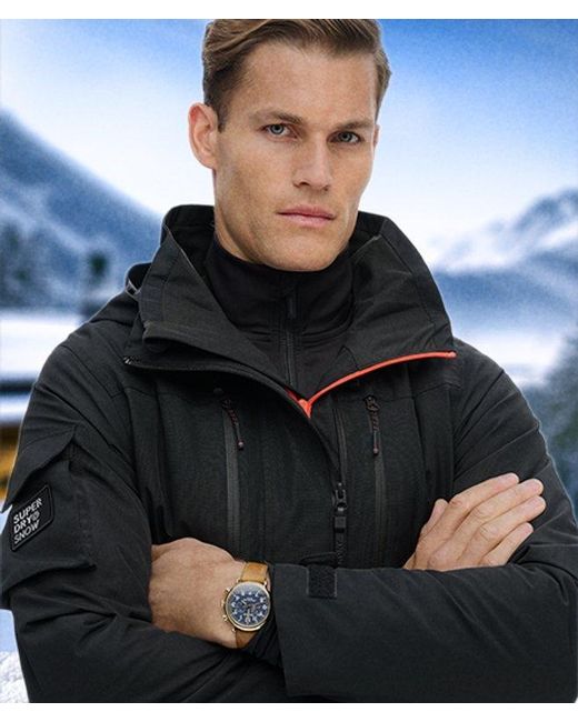 Superdry Black & Co Ski Ultimate Rescue Jacket for men