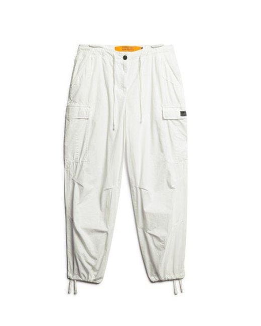 Superdry White & Co baggy Parachute Pants
