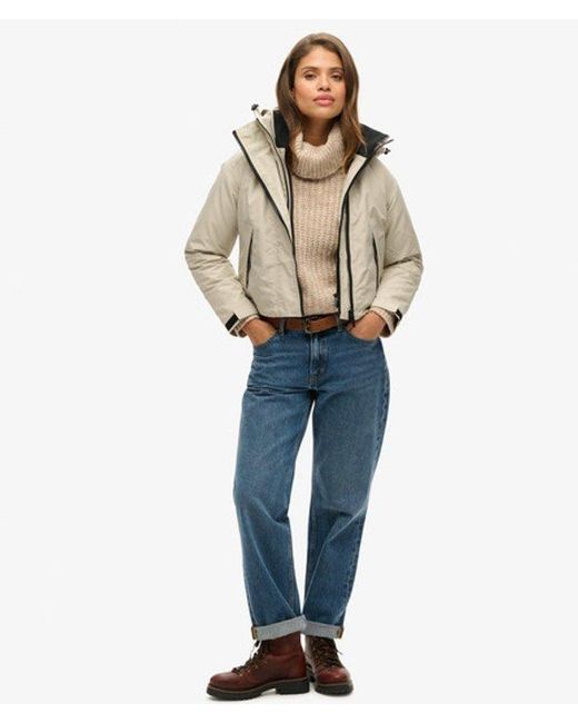 Veste code sd-windcheater Superdry en coloris Gray