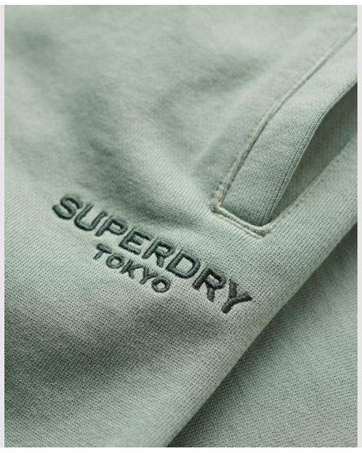 Superdry Green Embroidered Boyfriend joggers