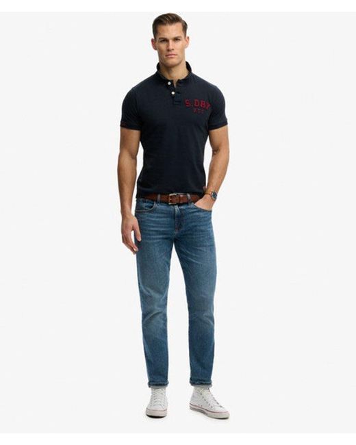 Superdry Blue & Co Vintage Athletic Polo Shirt for men