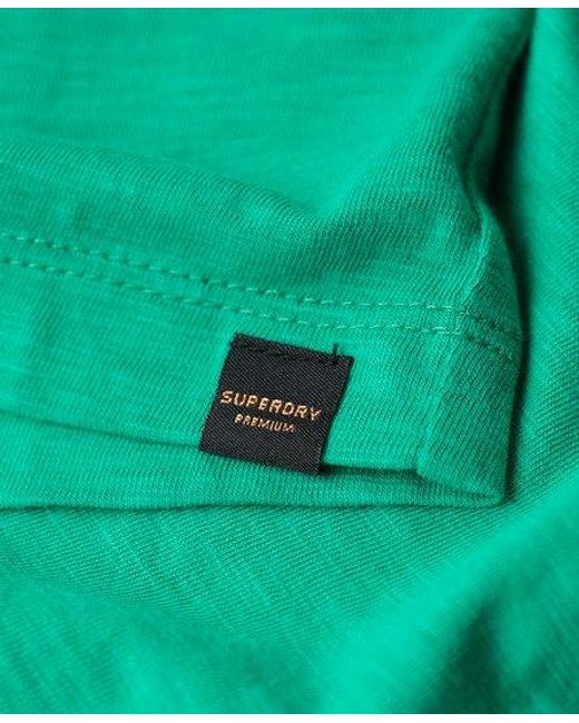 Superdry Green Slouchy Cropped T-shirt