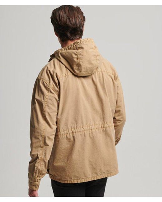 Superdry Brown & Co Hooded Deck Jacket for men