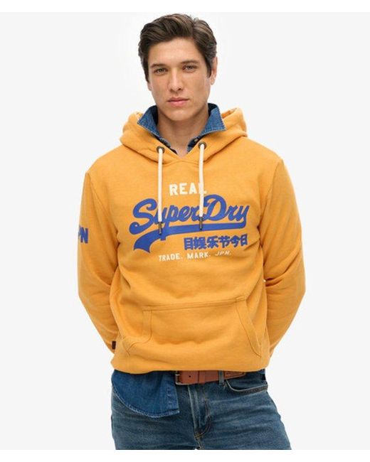 Superdry Orange & Co Vintage Logo Classic Hoodie for men