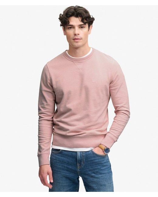 Superdry Red & Co Classic Essential Sweatshirt for men