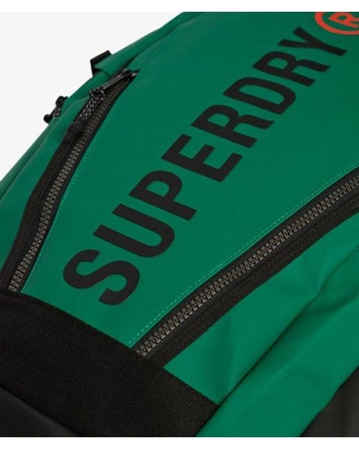 Superdry Green Tarp Rucksack