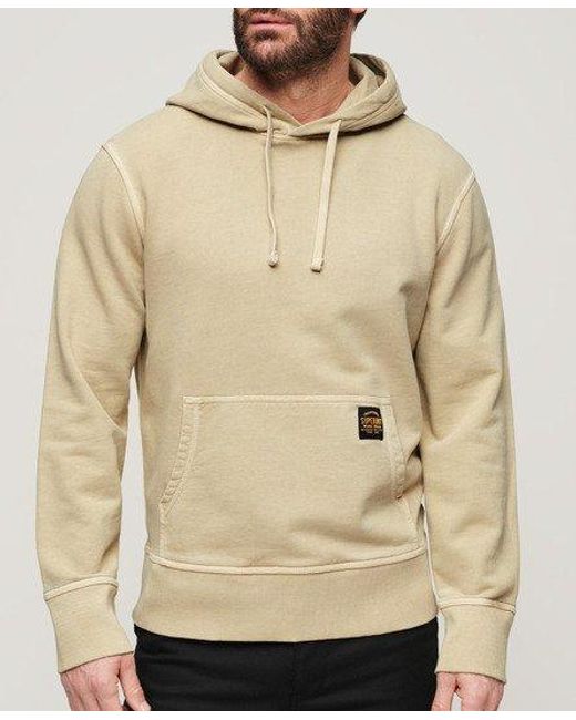 Superdry Natural Contrast Stitch Relaxed Hoodie for men