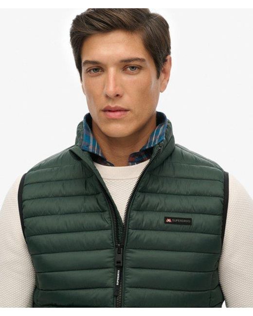 Superdry Green & Co Fuji Lite Padded Gilet for men