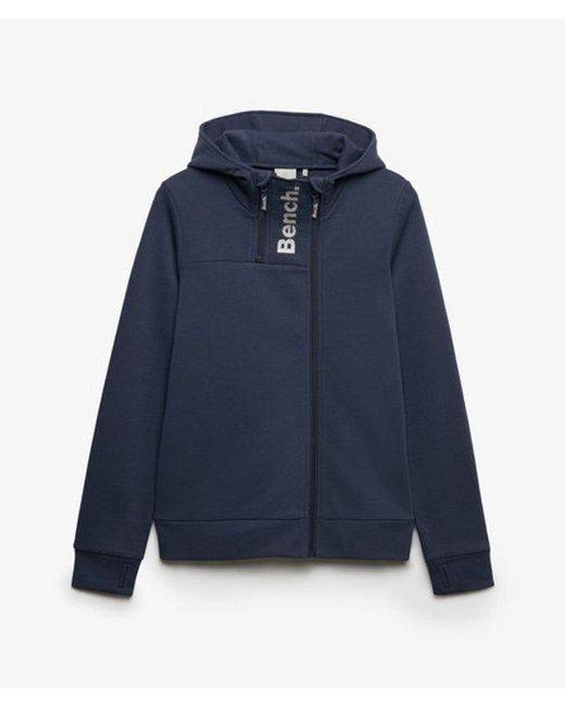Superdry Blue Bench X & Co Bench Double Zip Hoodie