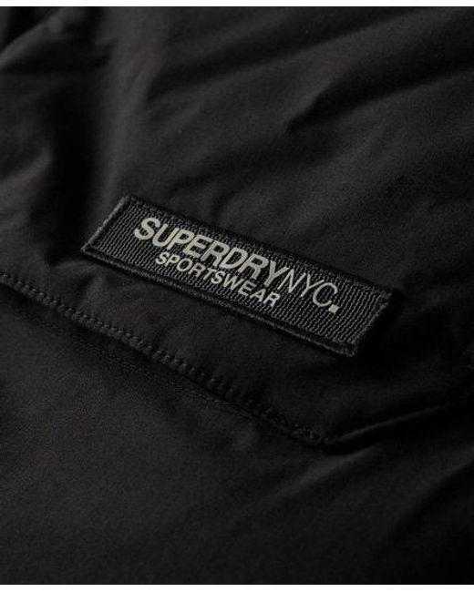Superdry Black City Padded Parka Jacket