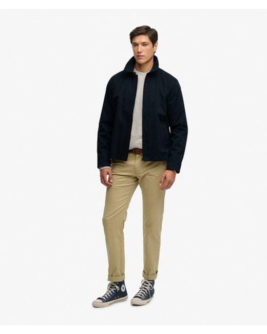 Superdry Blue & Co Collared Harrington Jacket for men