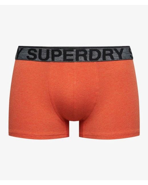 Superdry Red & Co Trunk Triple Pack for men