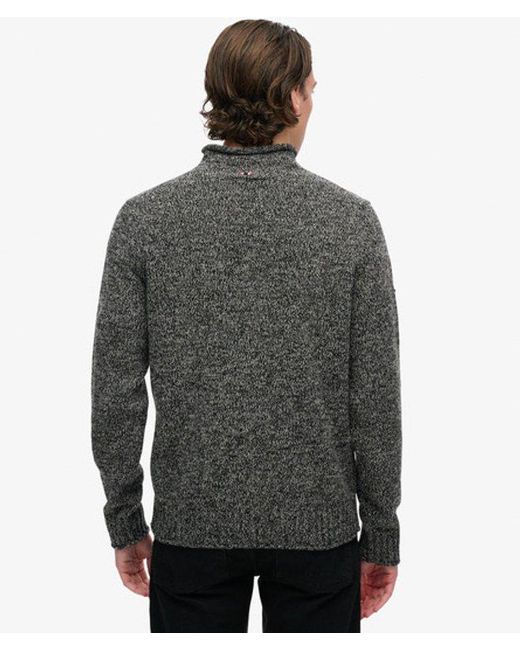 Superdry Green & Co 90s Roll Neck Jumper for men