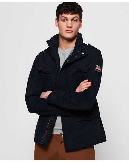 Superdry Blue Classic Rookie Pocket Jacket Navy / Nightshade for men