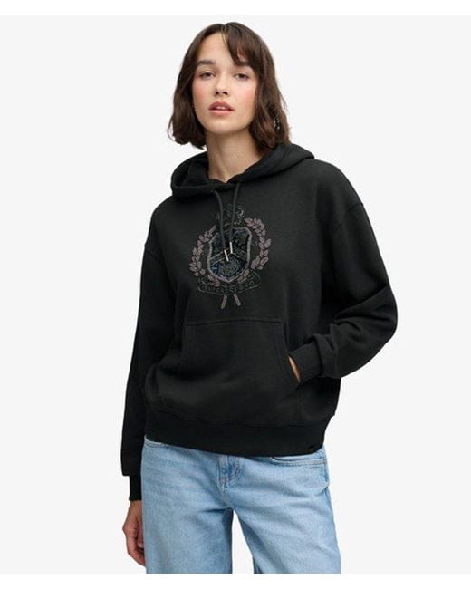 Superdry Black & Co Regal Crest Hoodie