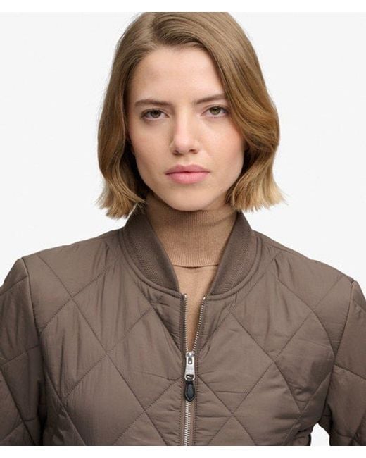 Superdry Brown & Co Liner Bomber Jacket